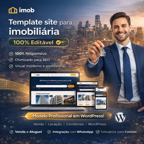 Template Site para Imobiliária 100% Editável 2026