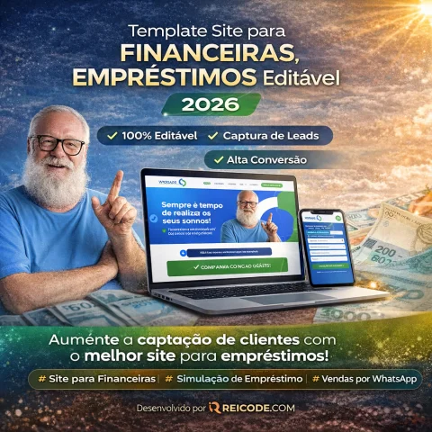 Template Site para Financeiras e Empréstimos 2026