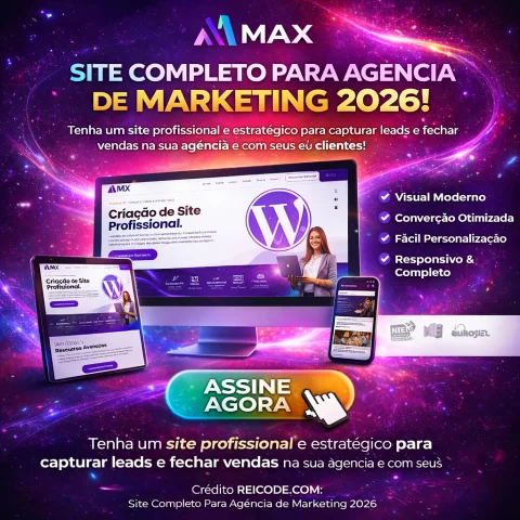 Site Completo Para Agência de Marketing 2026