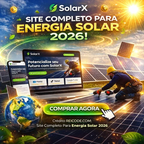 Site Completo Para Energia Solar 2026