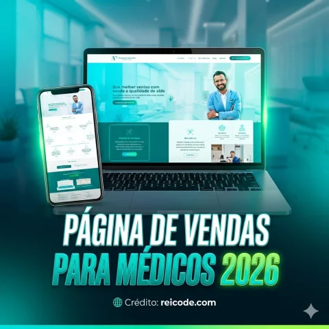 Landing Page Premium para Médicos e Clínicas - Versão 2026