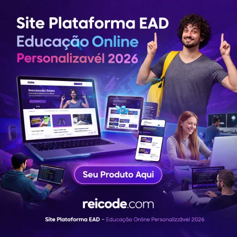 Site Plataforma EAD – Educação Online Personalizável 2026