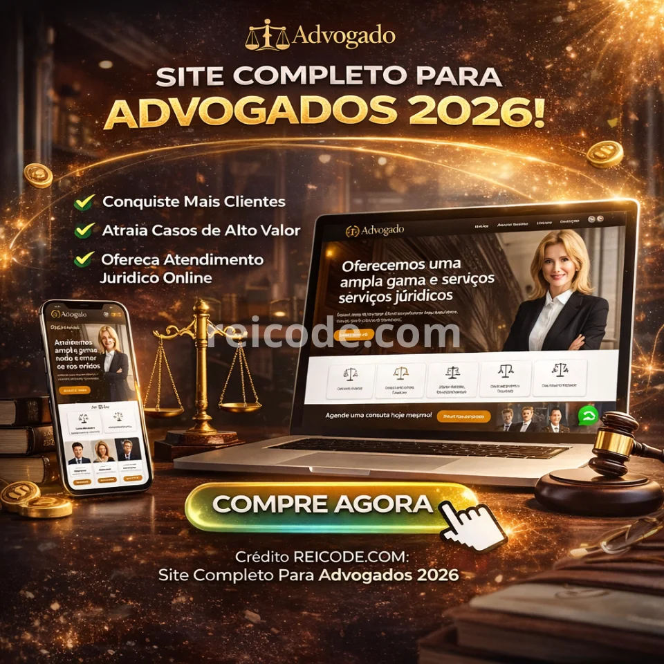 Site Completo Para Advogados 2026