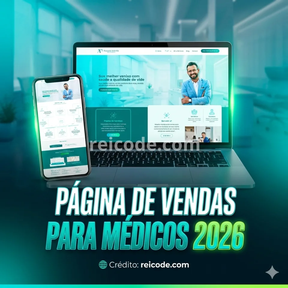 Landing Page Premium para Médicos e Clínicas - Versão 2026