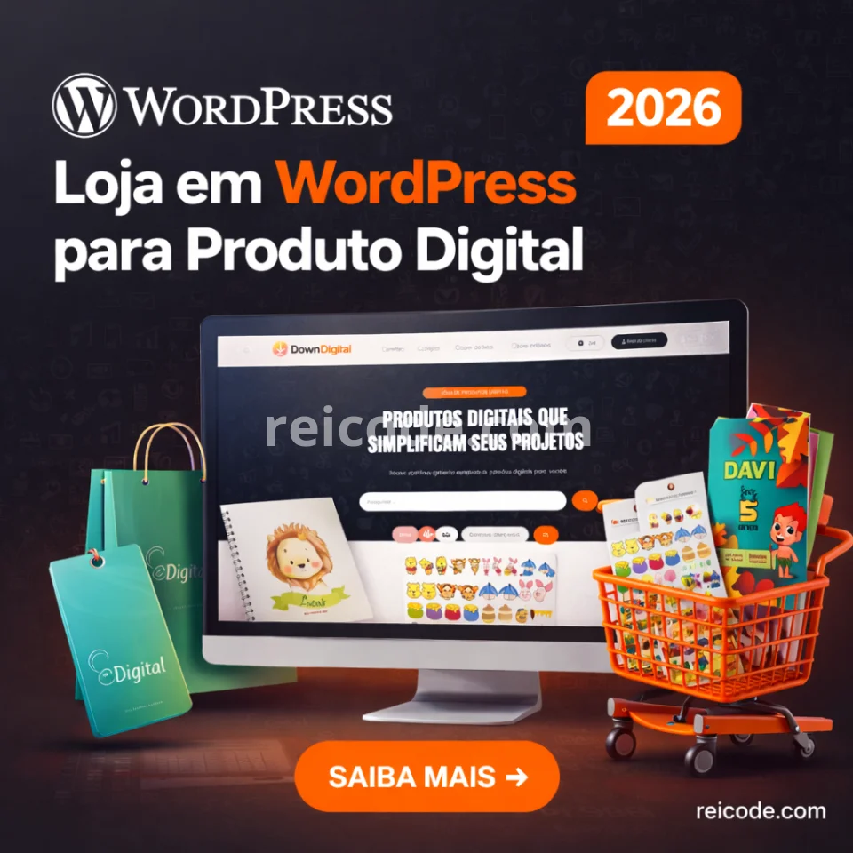 Loja em WordPress para Produto Digital 2026