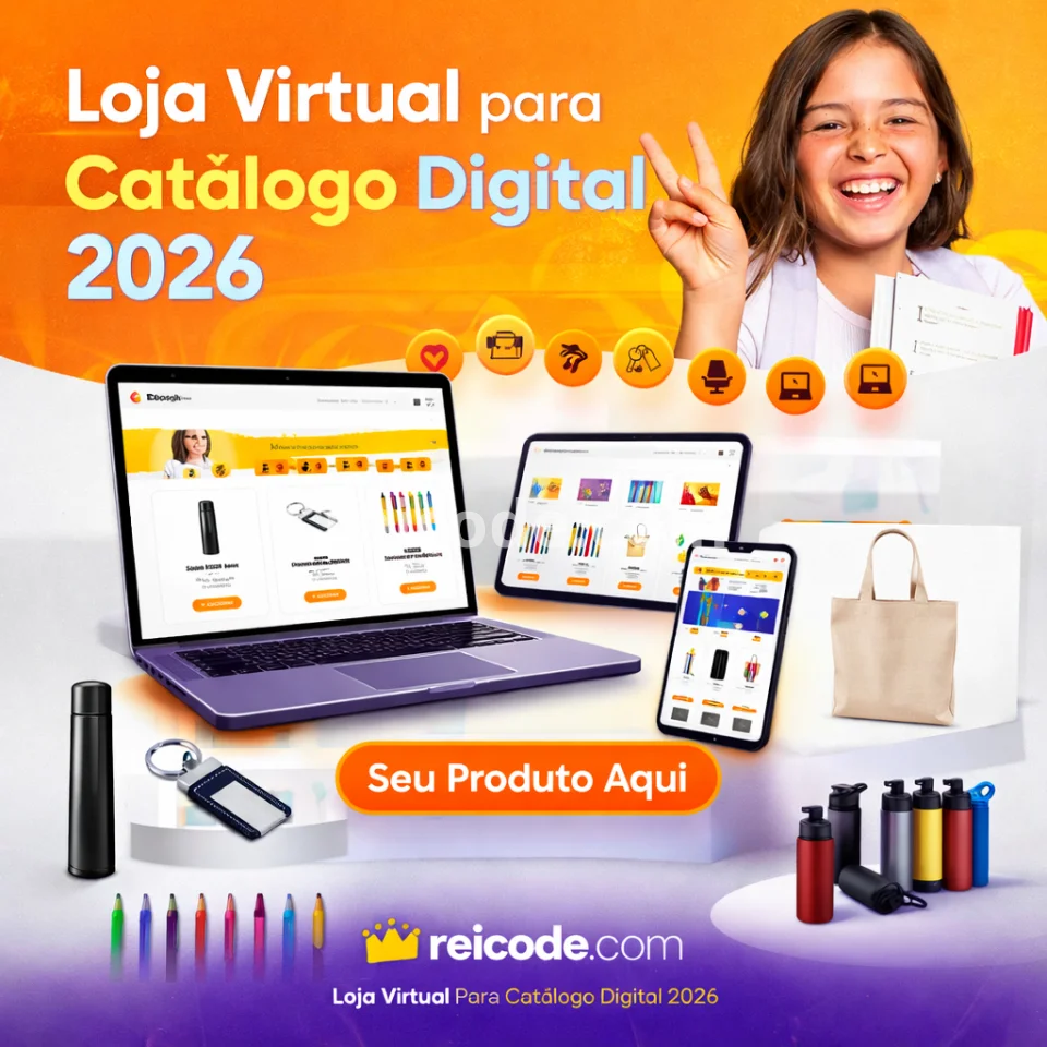 Loja Virtual para Catálogo Digital 2026.