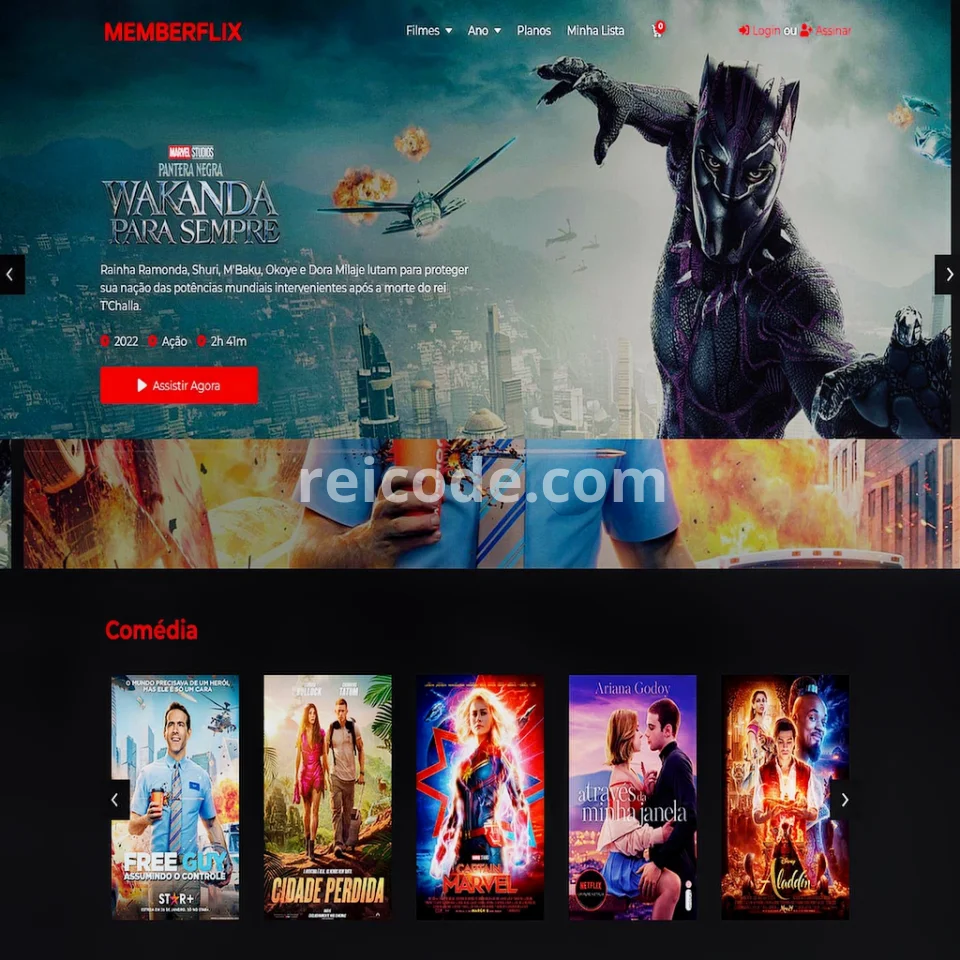 Site Completo de Membros Estilo Netflix – WordPress – 2026.